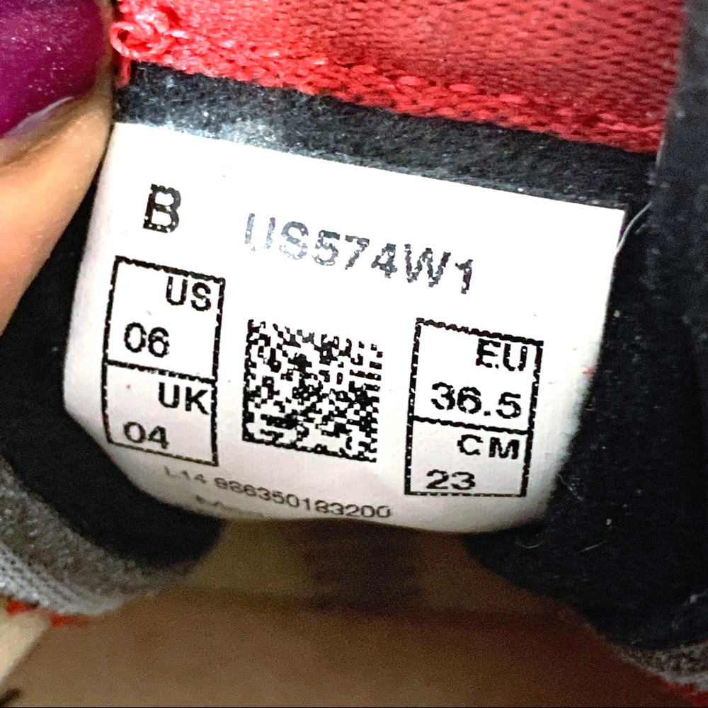 New Balance Red Athletic Shoes - Picture 7 of 7